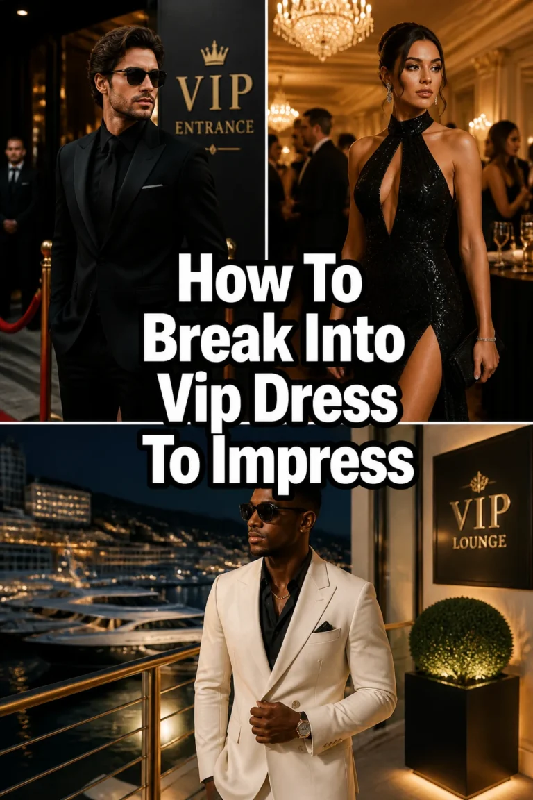 👗 How To Break Into Vip Dress To Impress