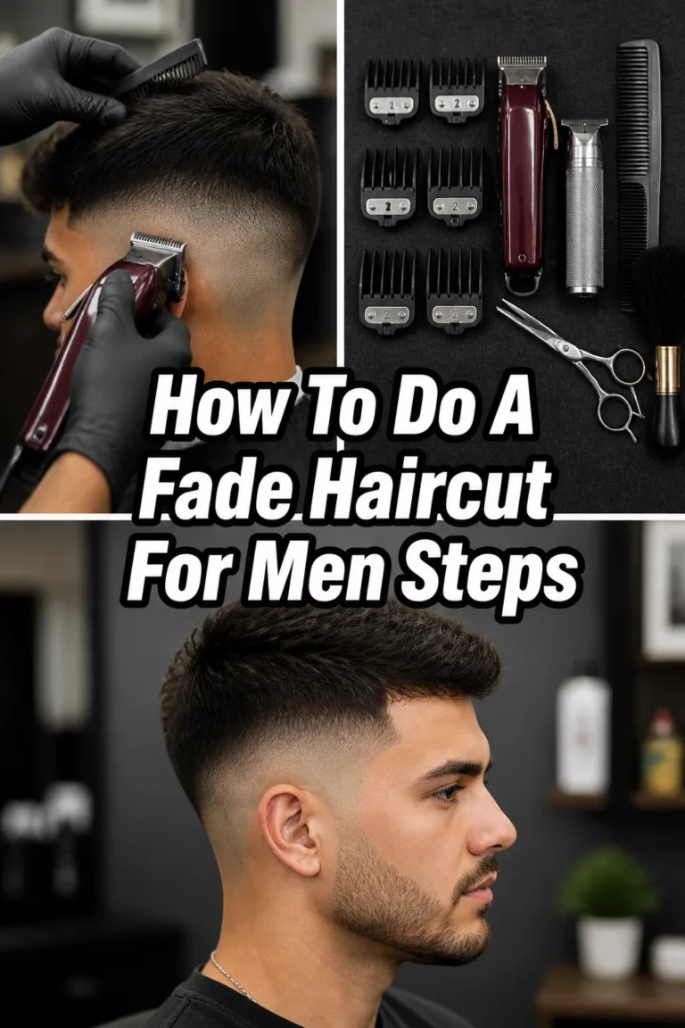 💈 How To Do A Fade Haircut For Men Steps