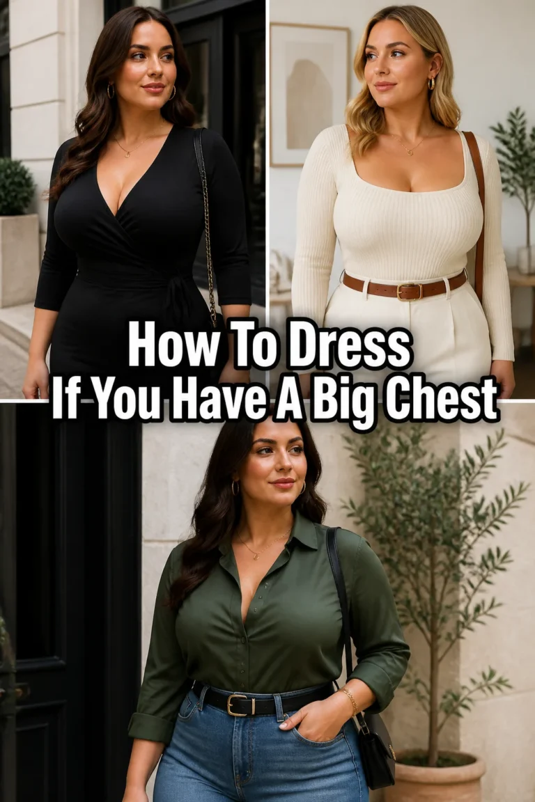 ✨ How To Dress If You Have A Big Chest