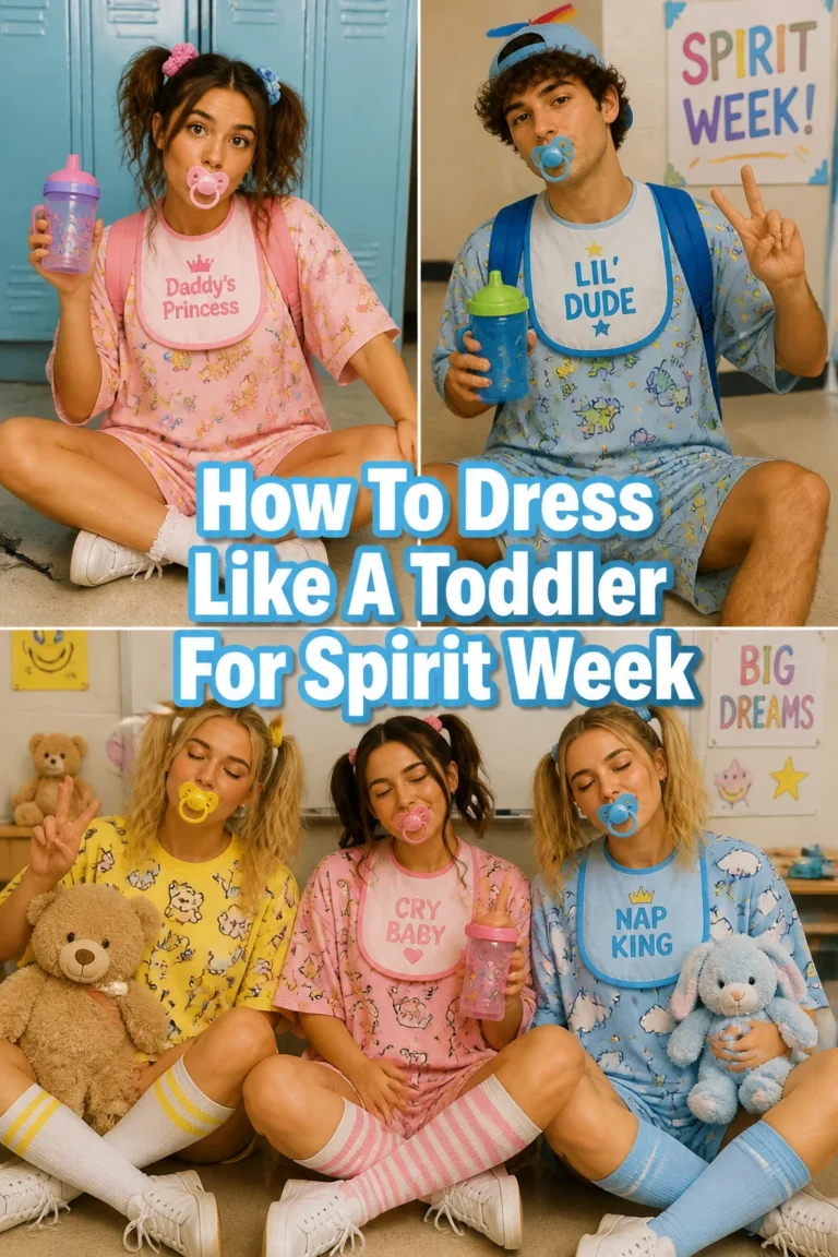 👶 How To Dress Like A Toddler For Spirit Week