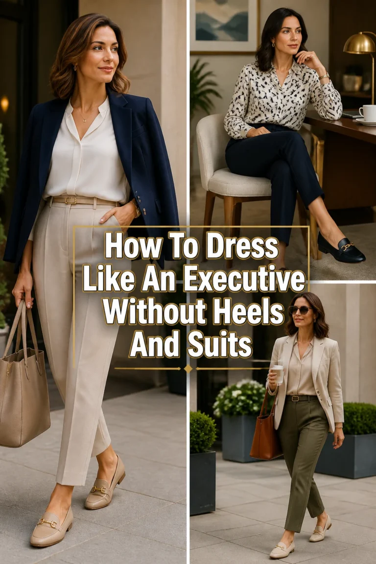 💼 How To Dress Like An Executive Without Heels And Suits