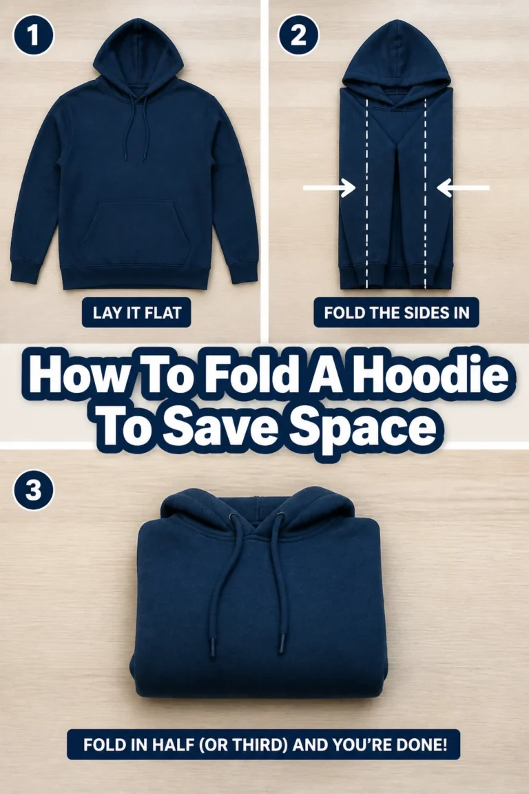 👕 How To Fold A Hoodie To Save Space