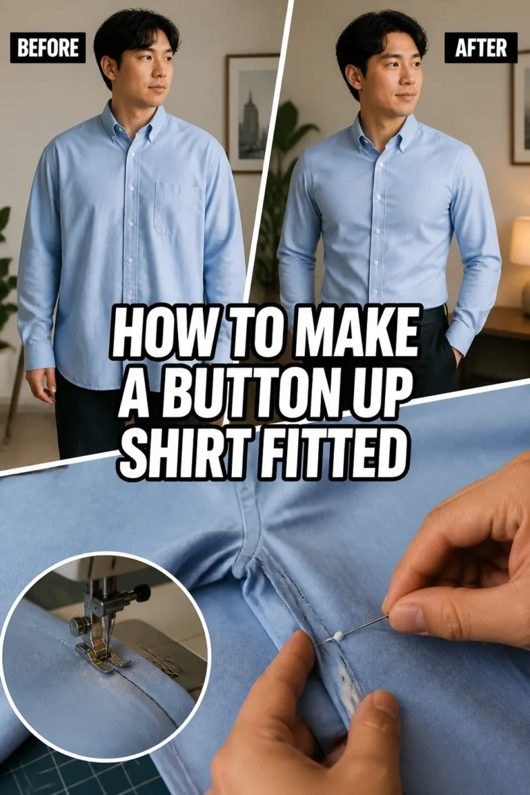 👕 How To Make A Button Up Shirt Fitted