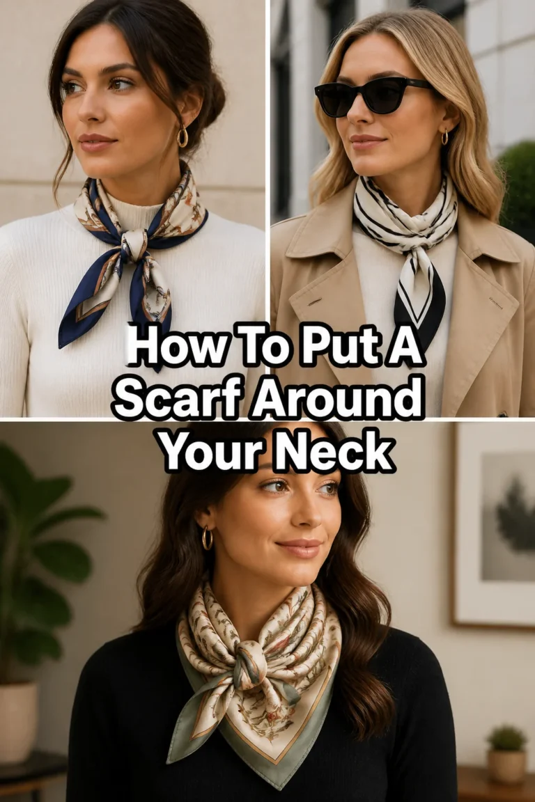 🧣 How To Put A Scarf Around Your Neck