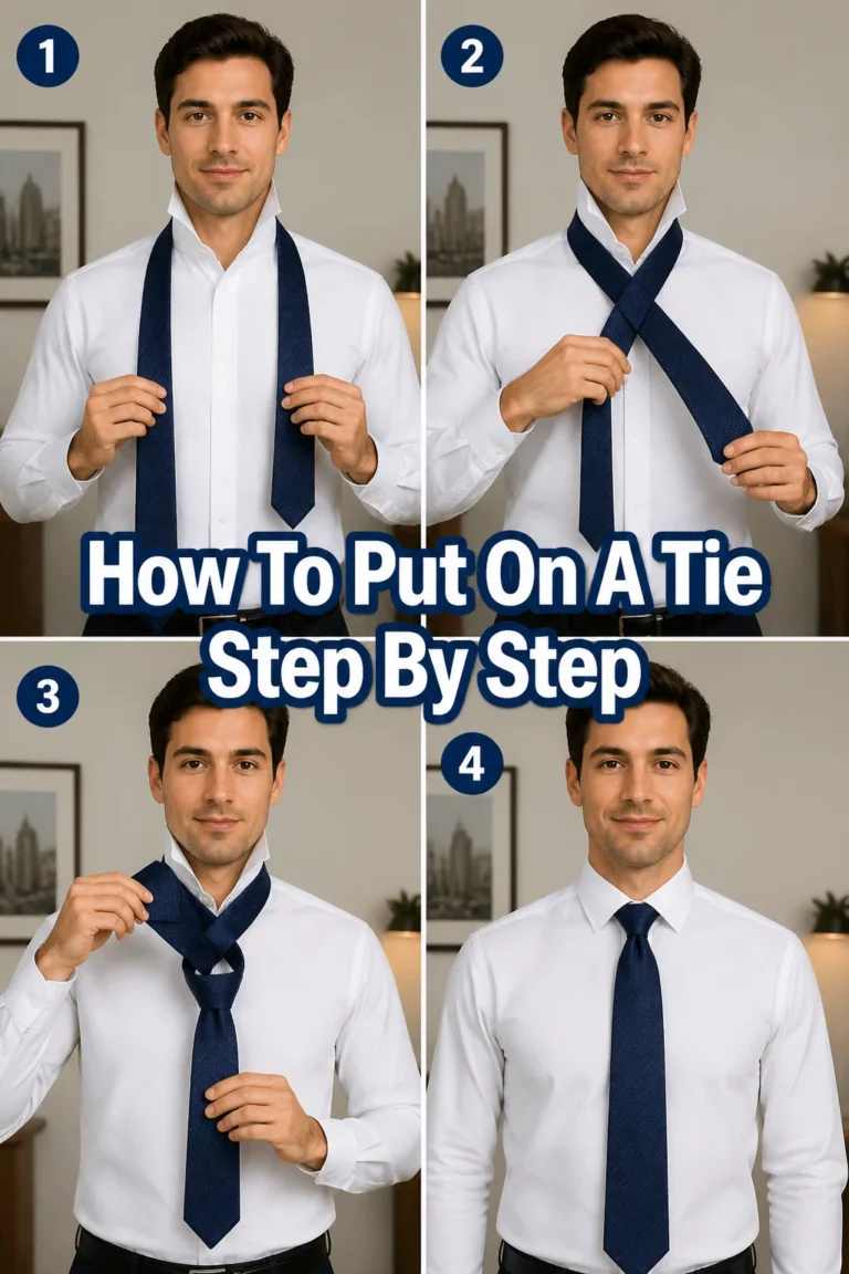 👔 How To Put On A Tie Step By Step