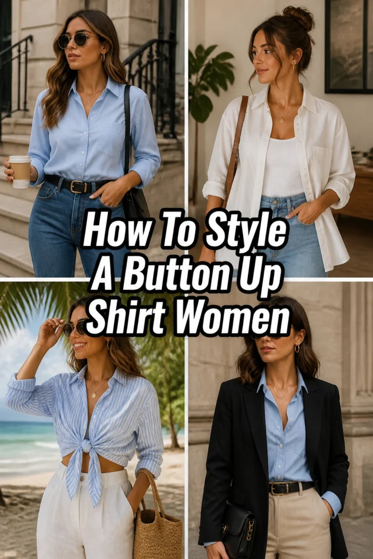 👚 How To Style A Button Up Shirt Women