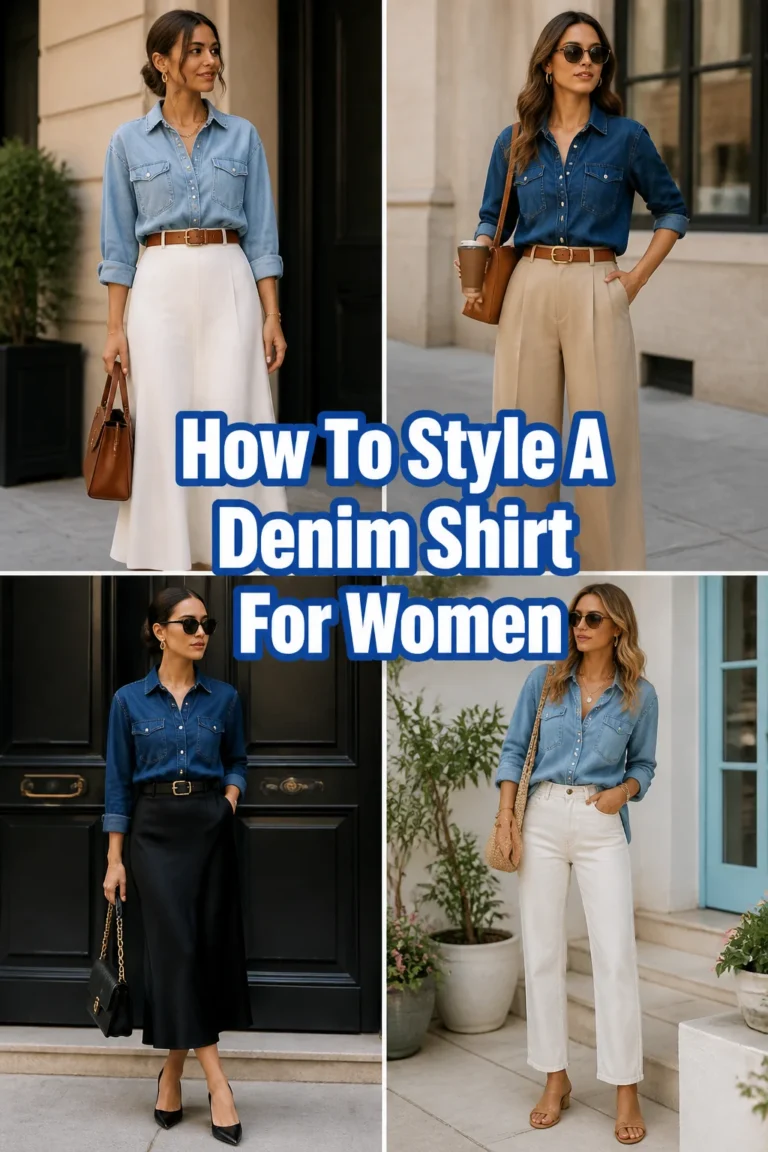 👕 How To Style A Denim Shirt For Women