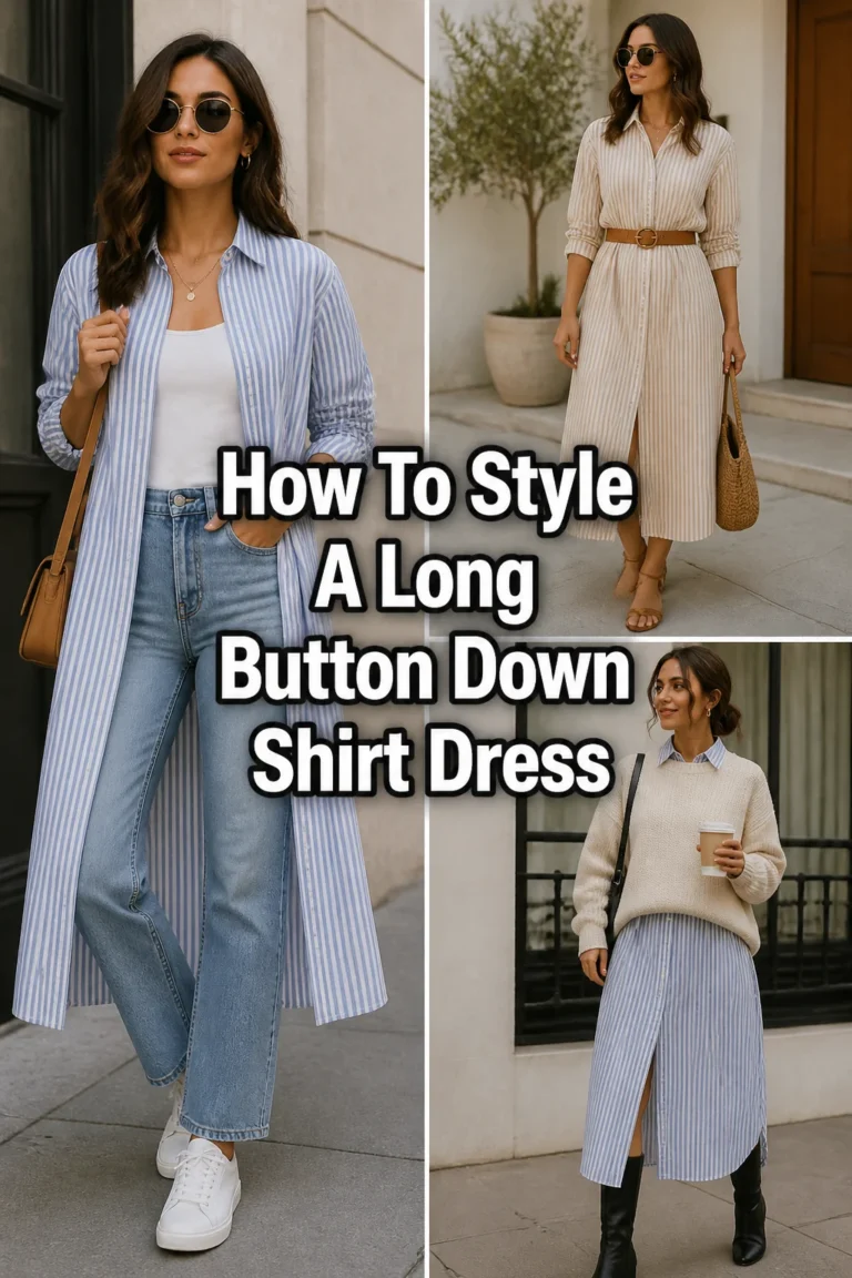 👚 How To Style A Long Button Down Shirt Dress