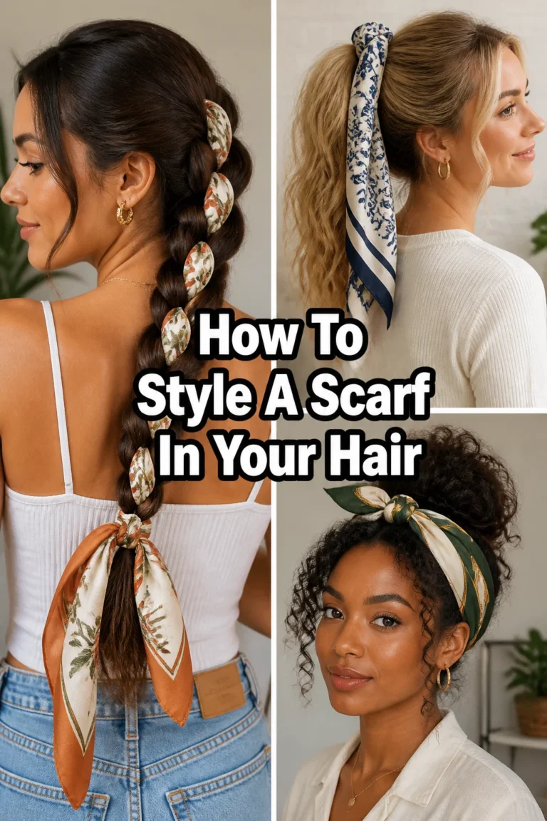 ✨ How To Style A Scarf In Your Hair