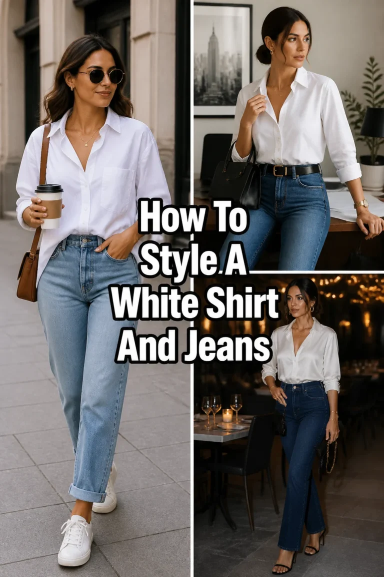 👕 How To Style A White Shirt And Jeans