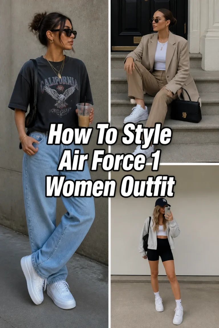 How To Style Air Force 1 Women Outfit