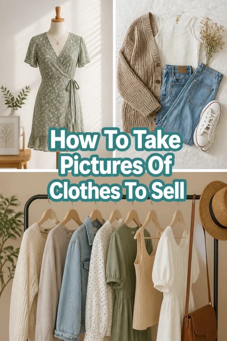 📸 How To Take Pictures Of Clothes To Sell