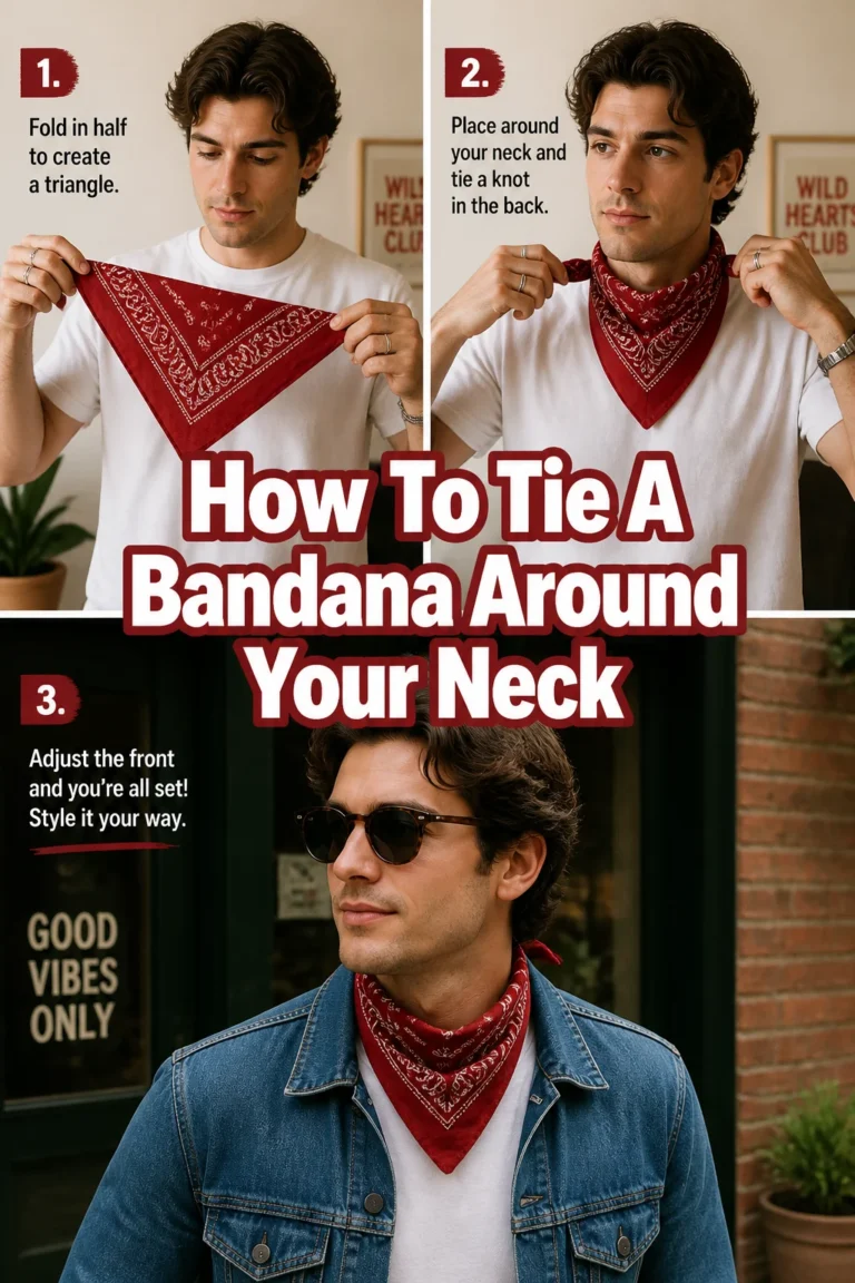 🧣 How To Tie A Bandana Around Your Neck