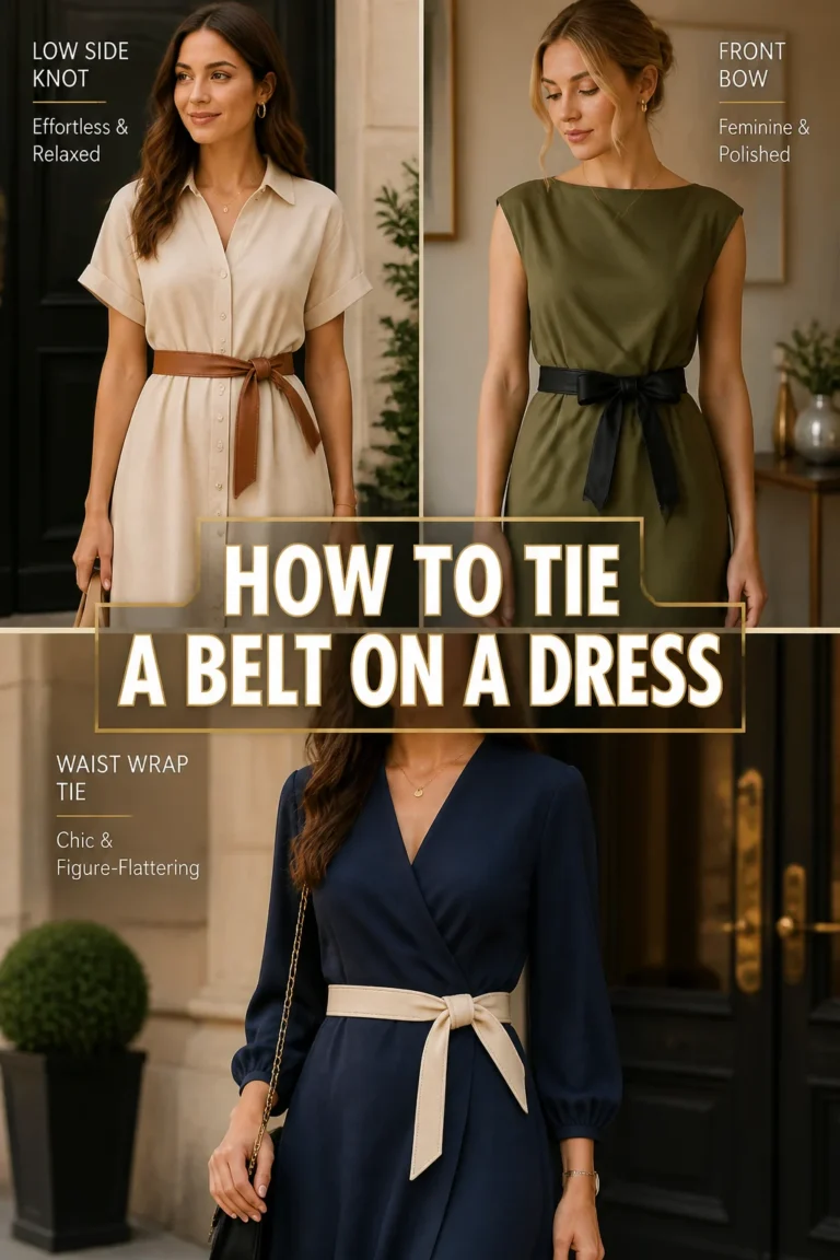 🎀 How To Tie A Belt On A Dress