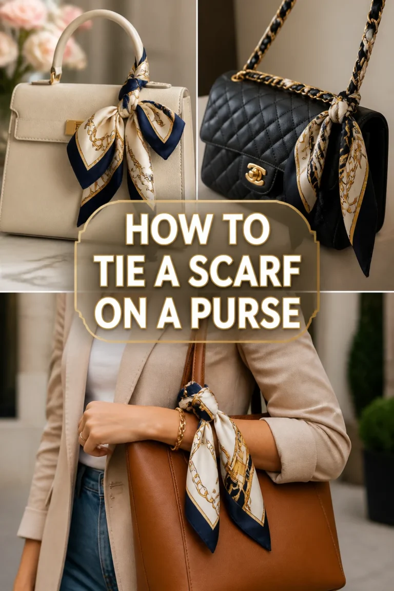 👜 How To Tie A Scarf On A Purse