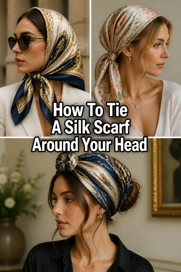 🧣 How To Tie A Silk Scarf Around Your Head