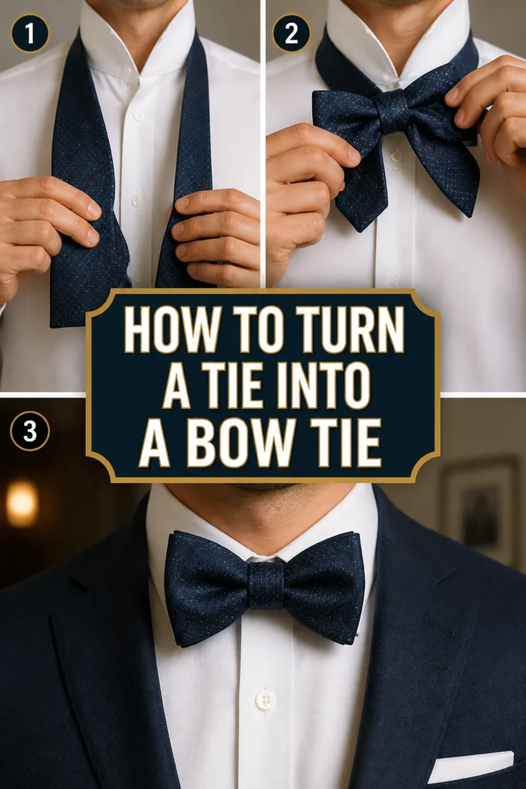 👔 How To Turn A Tie Into A Bow Tie