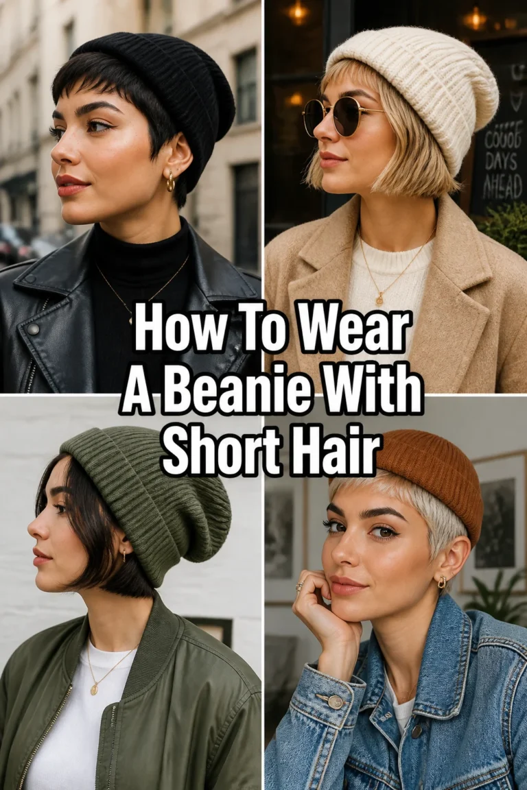 🧢 How To Wear A Beanie With Short Hair