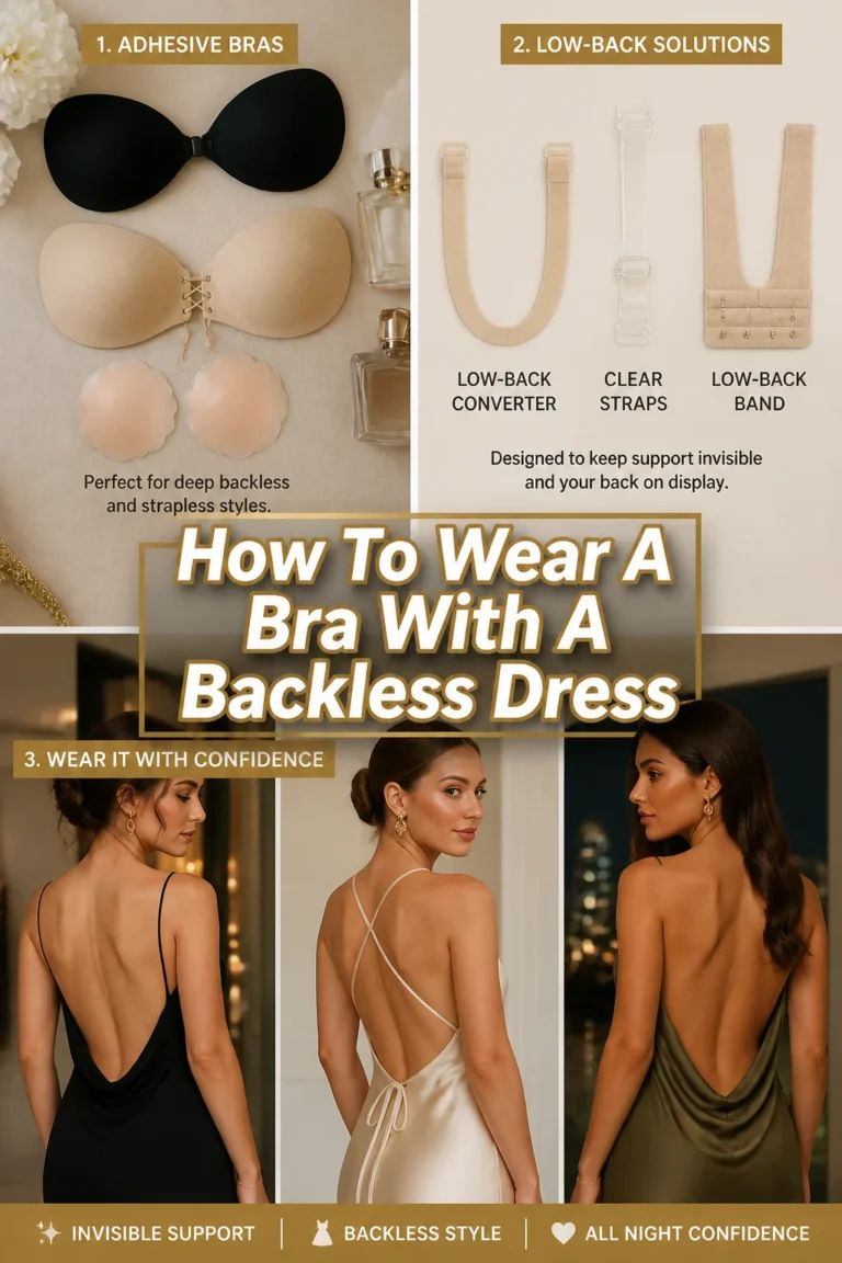 ✨ How To Wear A Bra With A Backless Dress