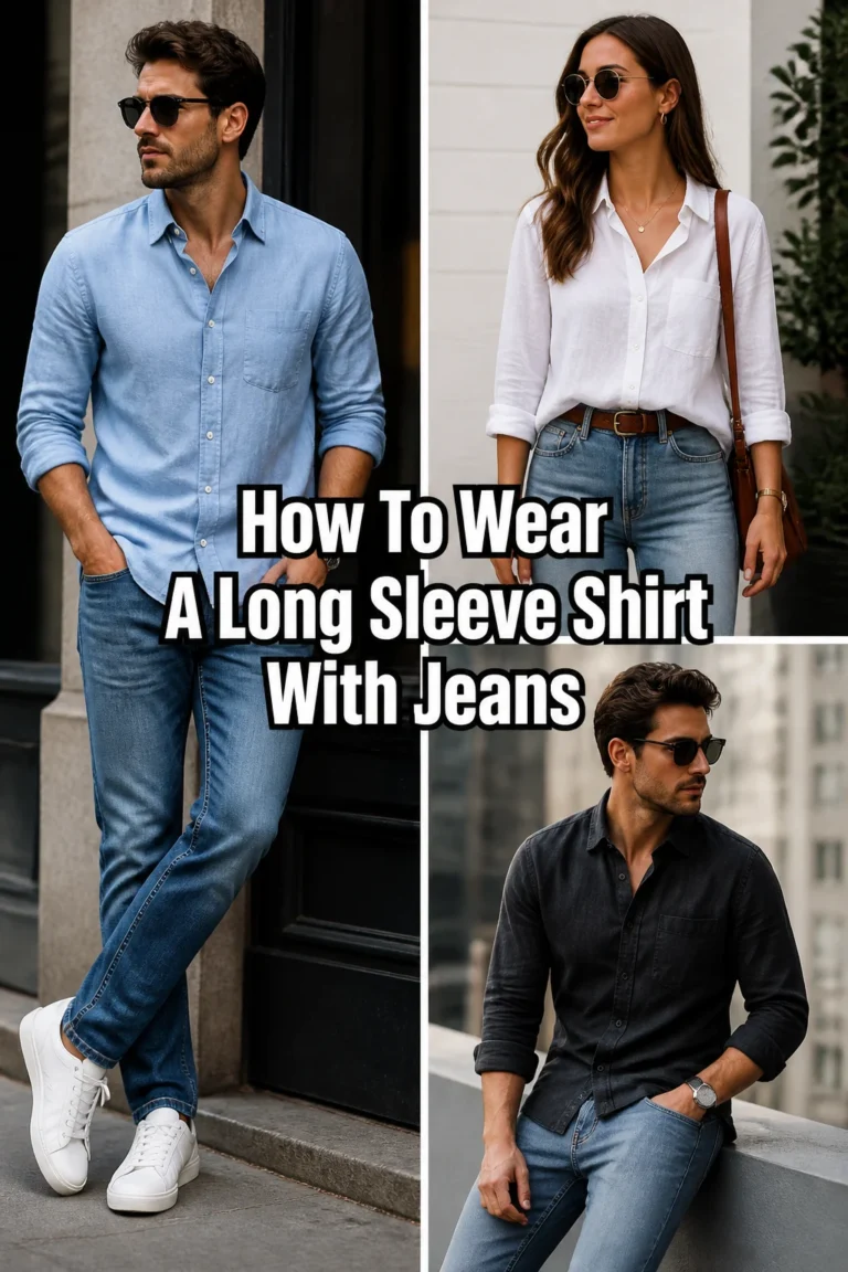 👕 How To Wear A Long Sleeve Shirt With Jeans