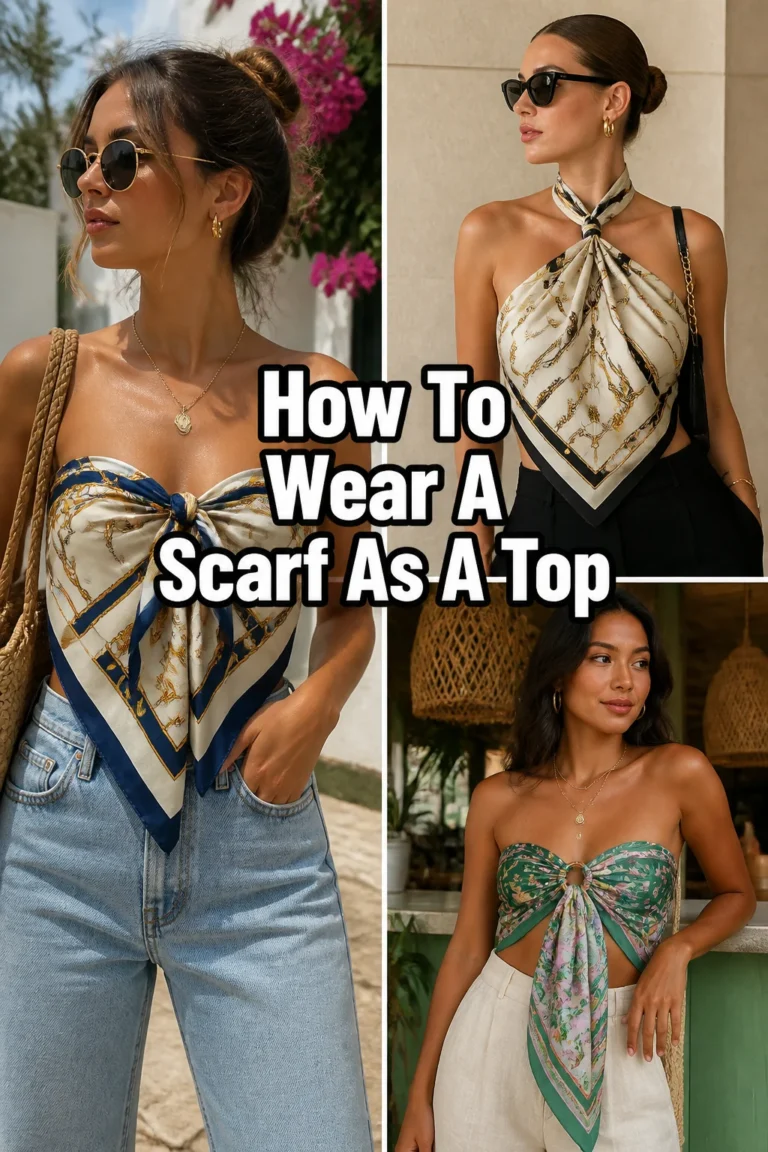 👚 How To Wear A Scarf As A Top