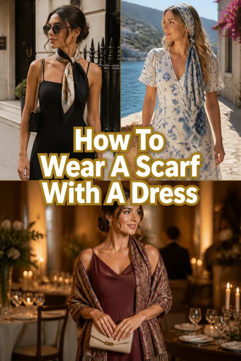 🧣 How To Wear A Scarf With A Dress