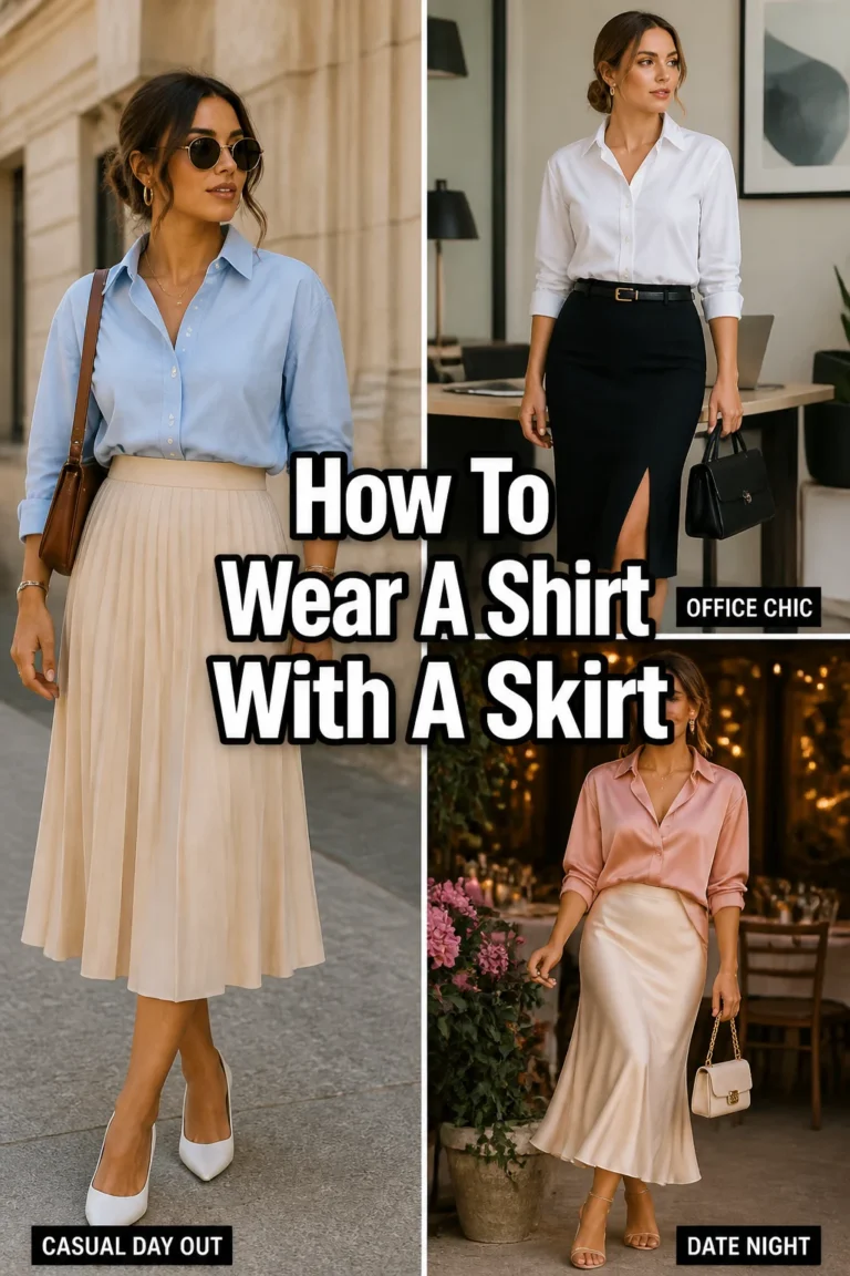 👗 How To Wear A Shirt With A Skirt