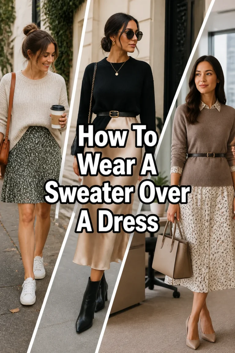🧶 How To Wear A Sweater Over A Dress