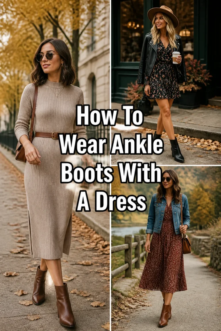 👢 How To Wear Ankle Boots With A Dress