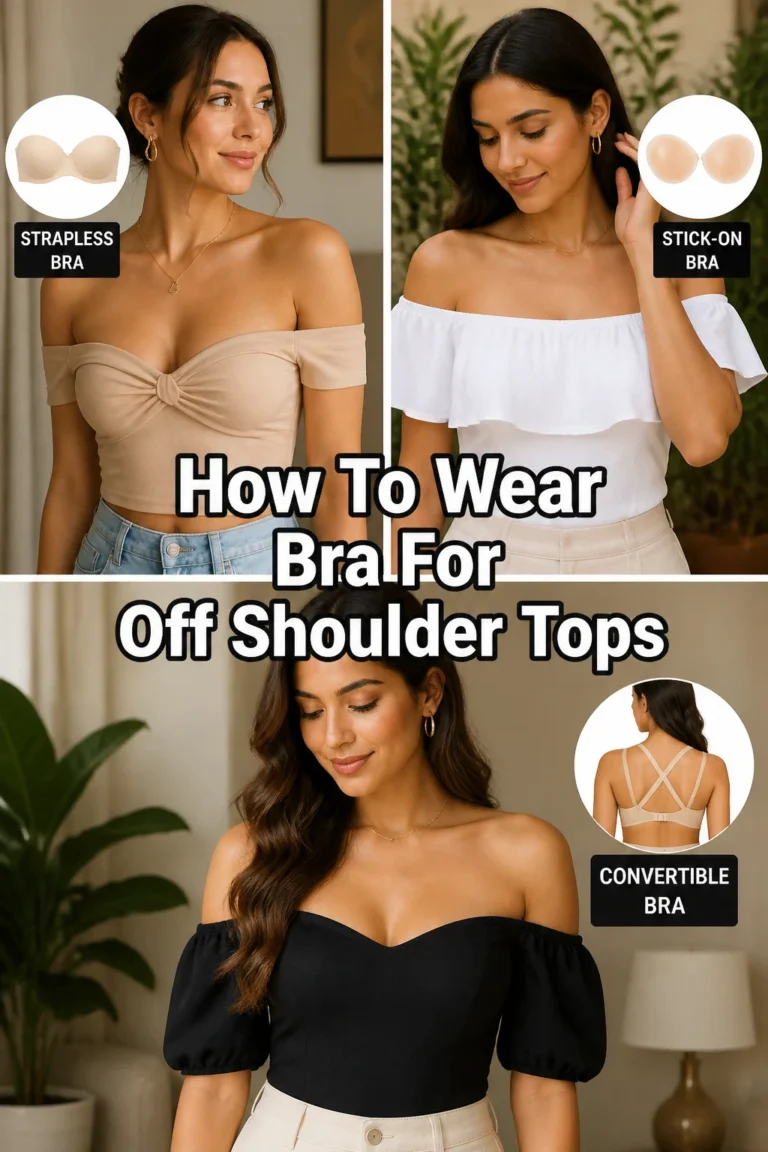 👗 How To Wear Bra For Off Shoulder Tops