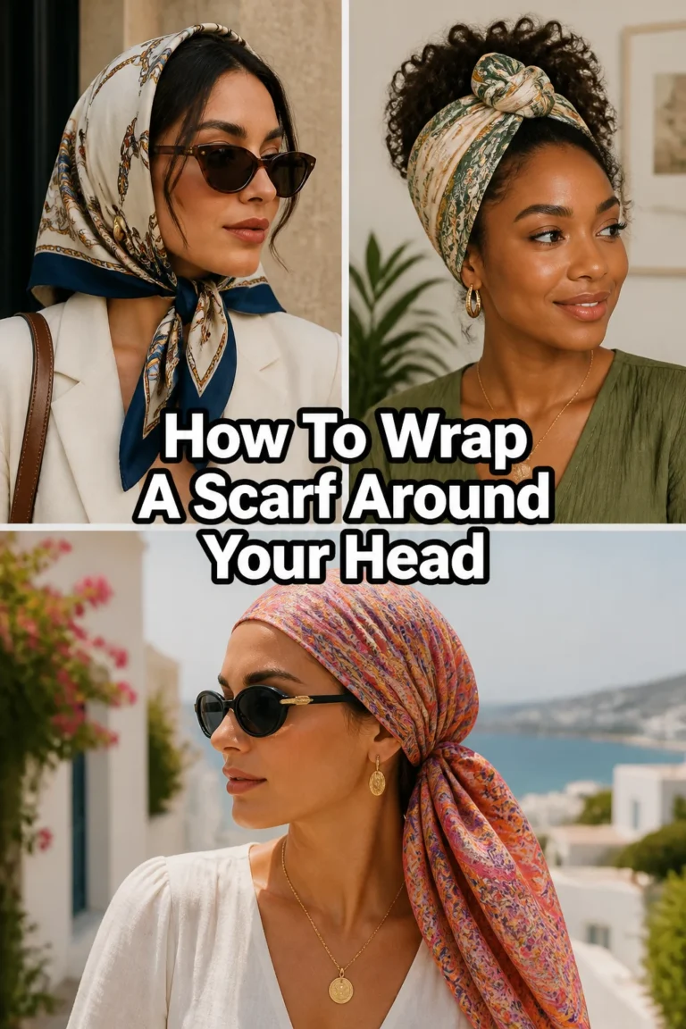 🧣 How To Wrap A Scarf Around Your Head