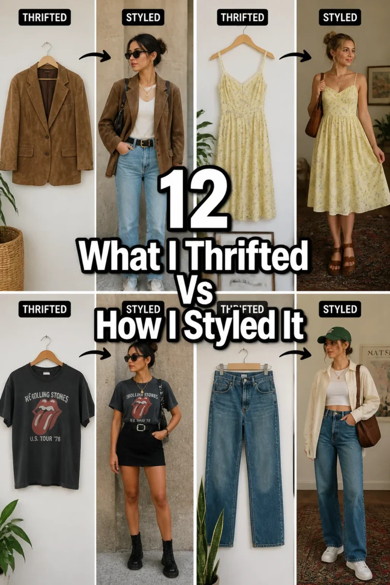 🛍️ 12 What I Thrifted Vs How I Styled It