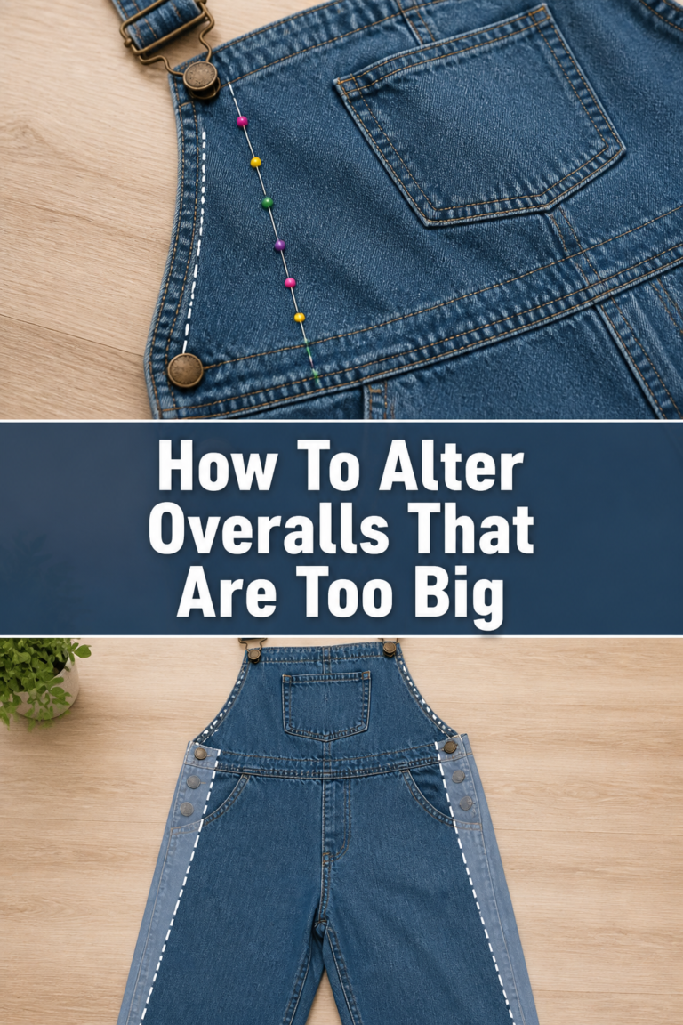 👖 How To Alter Overalls That Are Too Big
