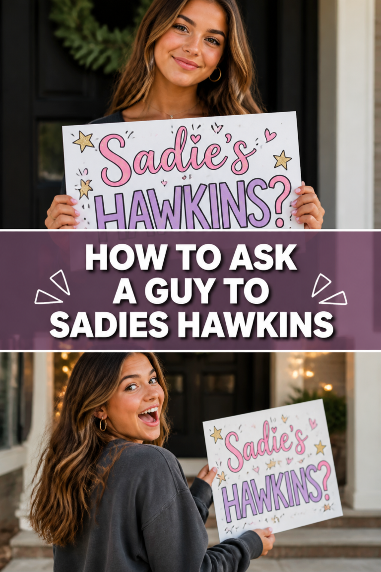 ✨ How To Ask A Guy To Sadies Hawkins