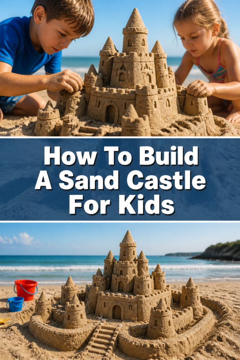 🏰 How To Build A Sand Castle For Kids