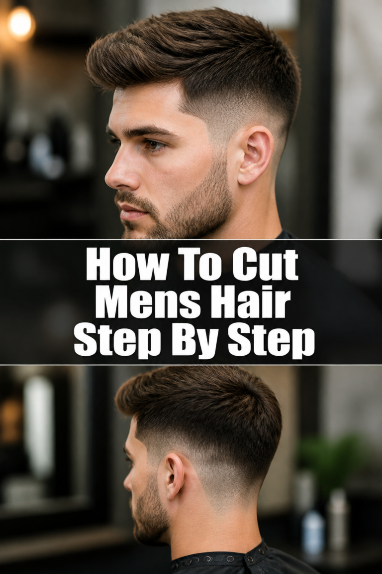 ✂️ How To Cut Mens Hair Step By Step