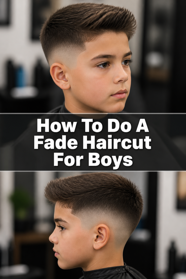 ✂️ How To Do A Fade Haircut For Boys