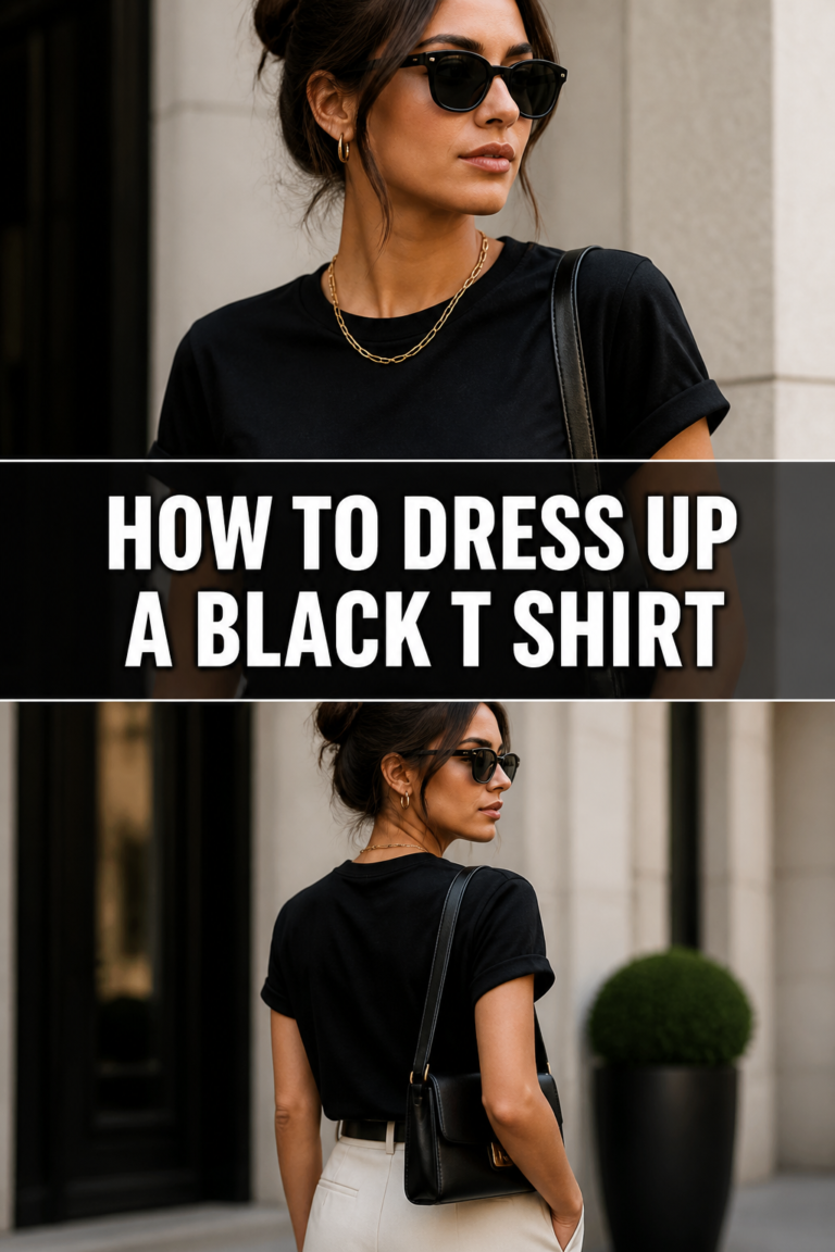 👕 How To Dress Up A Black T Shirt