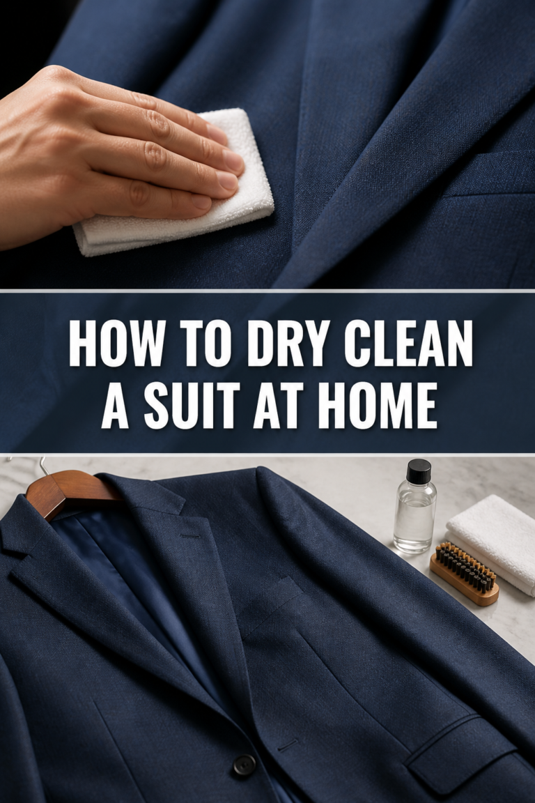 👔 How To Dry Clean A Suit At Home