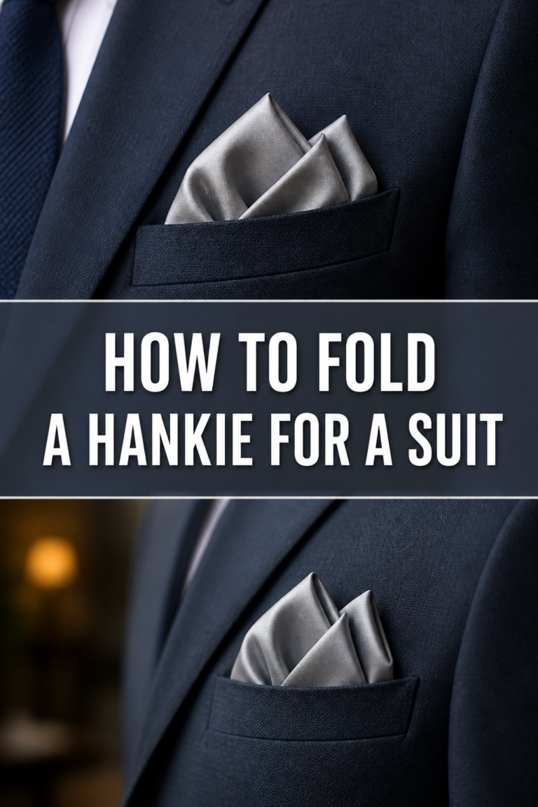 👔 How To Fold A Hankie For A Suit