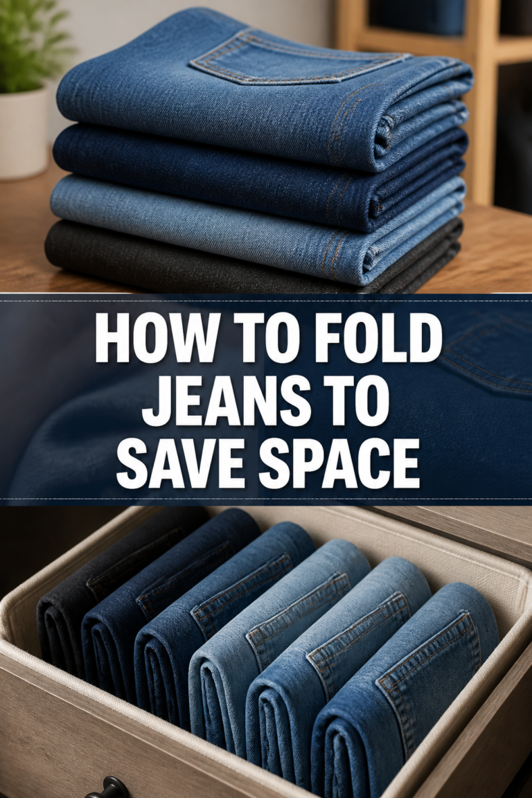 👖 How To Fold Jeans To Save Space