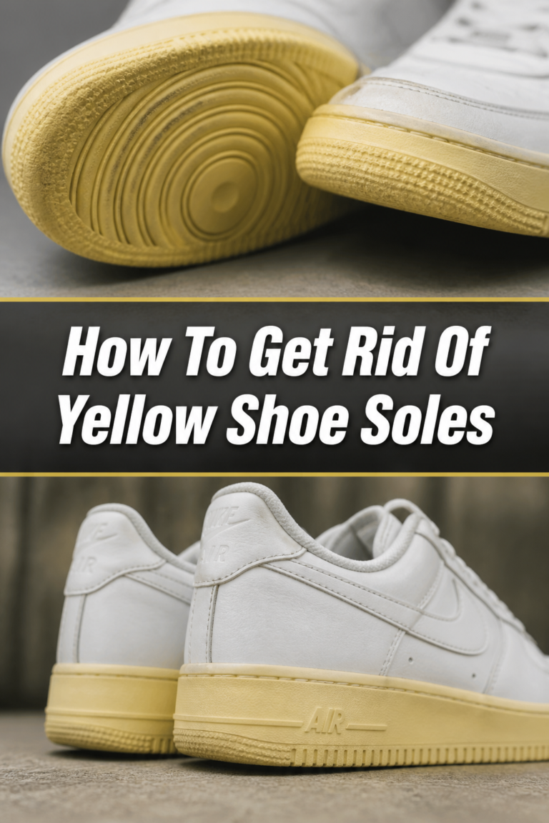👟 How To Get Rid Of Yellow Shoe Soles