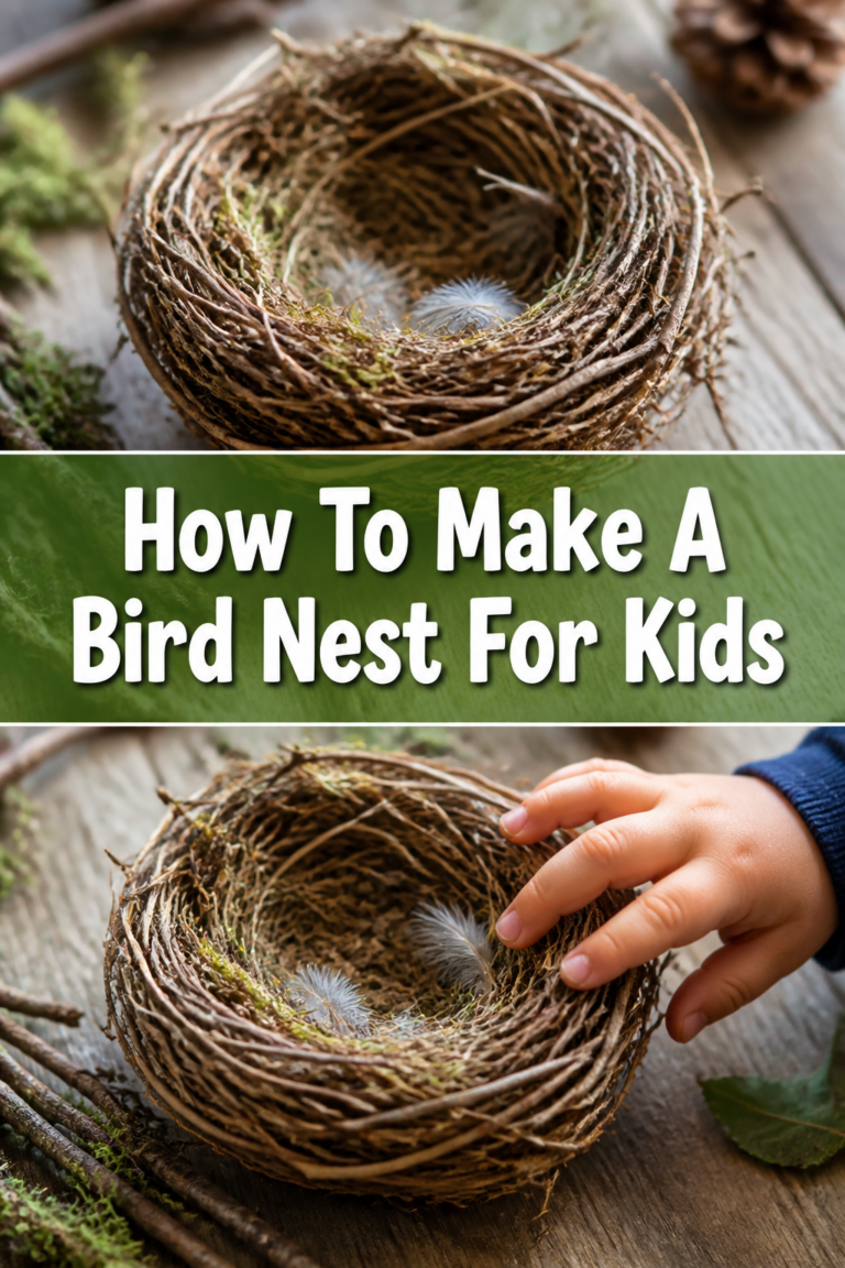 🐦 How To Make A Bird Nest For Kids