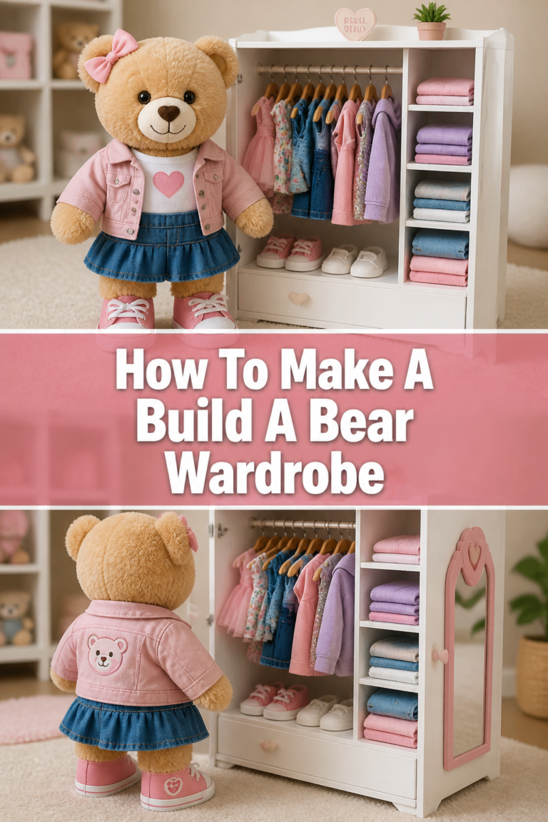🐻 How To Make A Build A Bear Wardrobe