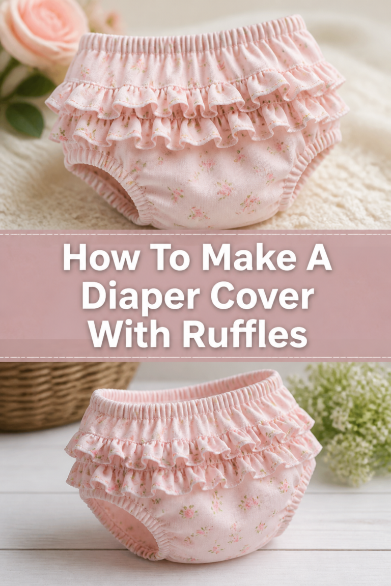 How To Make A Diaper Cover With Ruffles