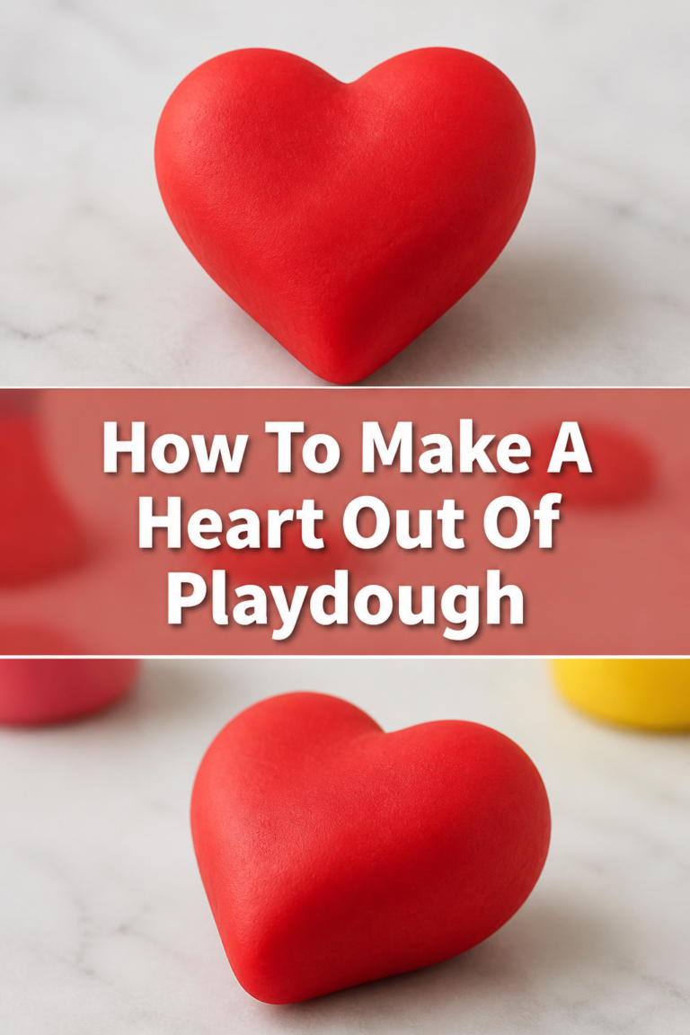 ❤️ How To Make A Heart Out Of Playdough