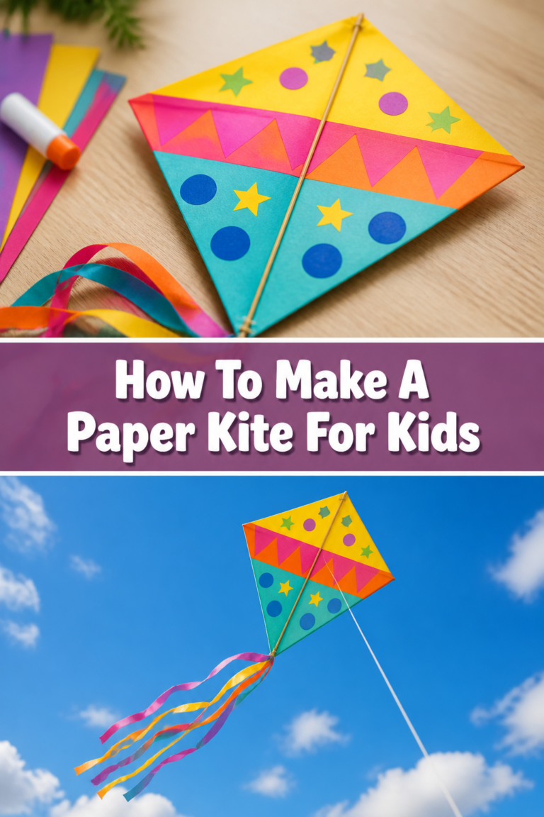 How To Make A Paper Kite For Kids