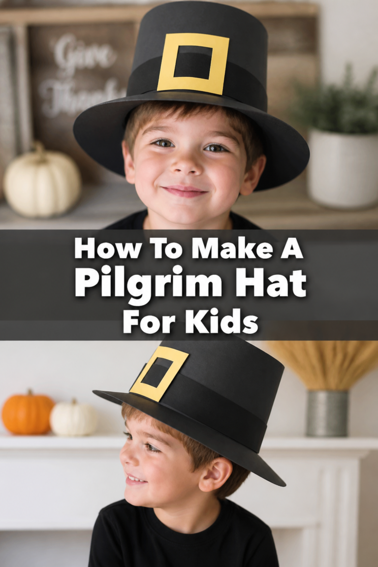 🎩 How To Make A Pilgrim Hat For Kids