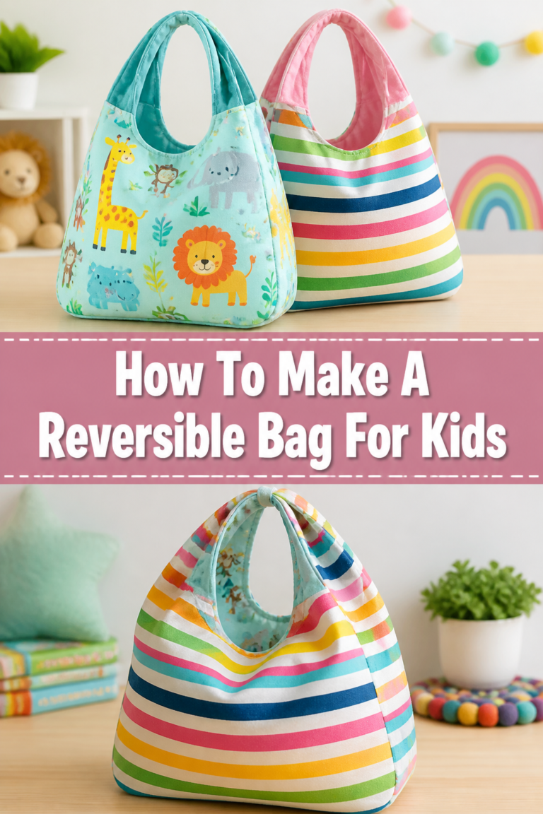 👜 How To Make A Reversible Bag For Kids