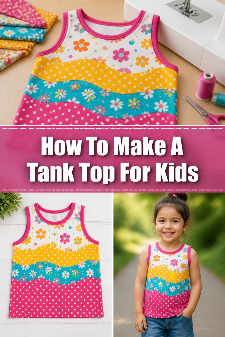 👕 How To Make A Tank Top For Kids